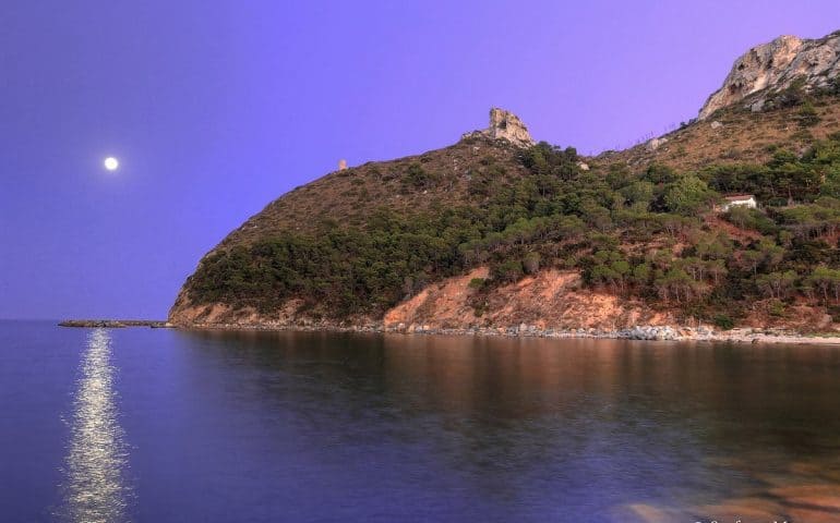 la sella del diavolo con luna piena